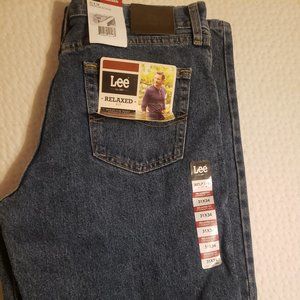 Lee Jeans for Men, Relaxed Fit, Straight Leg 31×34 Medium Stone